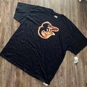 Men’s Black MLB Orioles 100% Cotton T Shirt